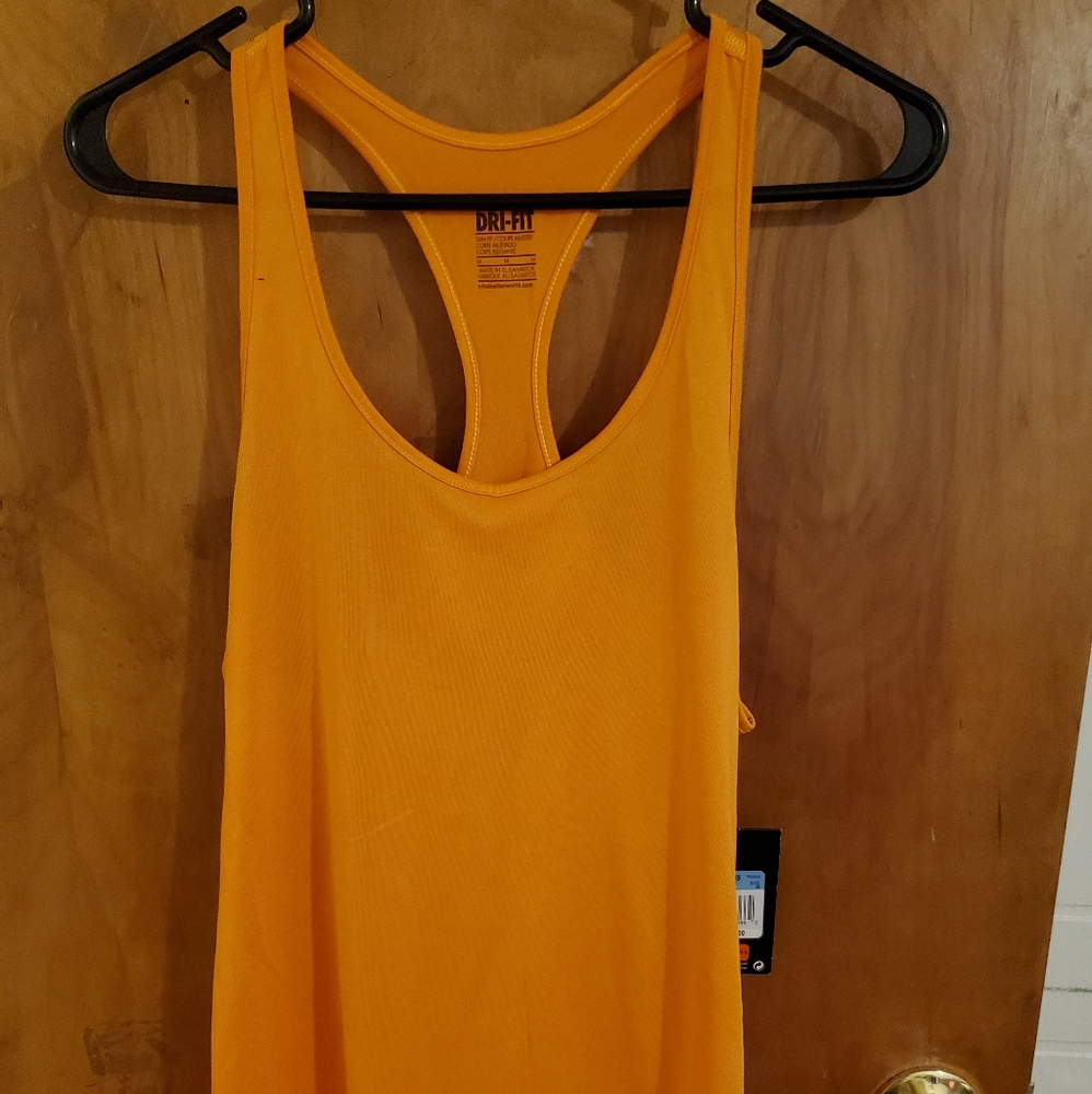Womens Nike orange tank top size M